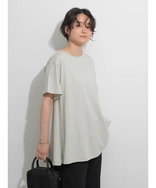 AMERICAN HOLIC（アメリカンホリック）の「フレアライン半袖カットプルオーバー　＊（Tシャツ/カットソー・レディース・サックスブルー/その他7/チャコールグレー/アイボリー・L/M）」の22枚目の写真