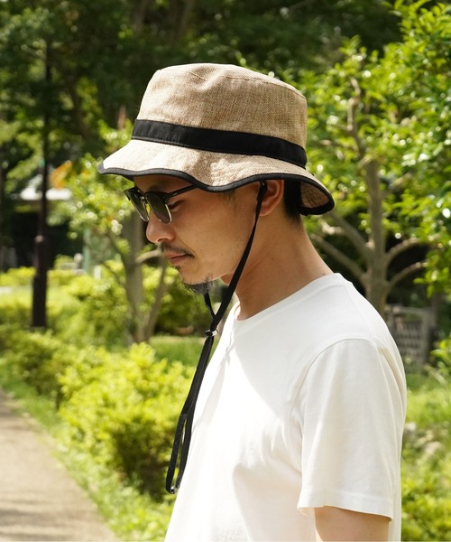 VLANK（ブランク）の「STRAW CLOTH HAT ストロークロスハット（ハット・メンズ・ブラック/ブラウン/ナチュラル・FREE）」の11枚目の写真