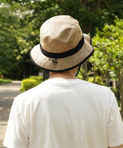 VLANK（ブランク）の「STRAW CLOTH HAT ストロークロスハット（ハット・メンズ・ブラック/ブラウン/ナチュラル・FREE）」の12枚目の写真