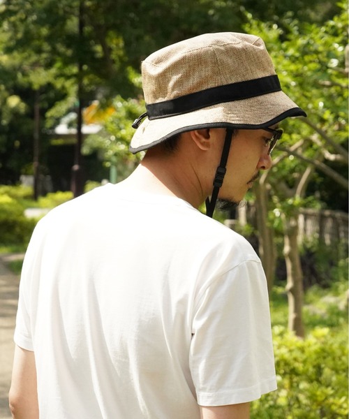 VLANK（ブランク）の「STRAW CLOTH HAT ストロークロスハット（ハット・メンズ・ブラック/ブラウン/ナチュラル・FREE）」の13枚目の写真