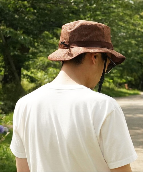 VLANK（ブランク）の「STRAW CLOTH HAT ストロークロスハット（ハット・メンズ・ブラック/ブラウン/ナチュラル・FREE）」の8枚目の写真