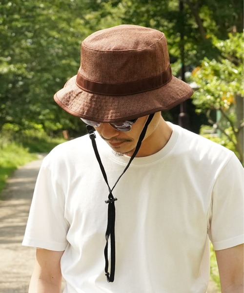 VLANK（ブランク）の「STRAW CLOTH HAT ストロークロスハット（ハット・メンズ・ブラック/ブラウン/ナチュラル・FREE）」の9枚目の写真