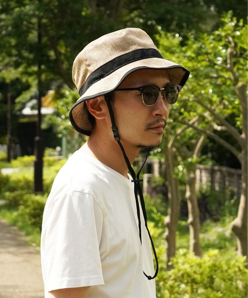 VLANK（ブランク）の「STRAW CLOTH HAT ストロークロスハット（ハット・メンズ・ブラック/ブラウン/ナチュラル・FREE）」の21枚目の写真