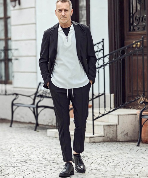 AKM Contemporary（エイケイエムコンテンポラリー）の「AKM Contemporary(エイケイエムコンテンポラリー)速乾 形態安定 カプリシャツ（シャツ/ブラウス・メンズ・ホワイト/サックスブルー/ネイビー・S/M/L/XL）」の21枚目の写真