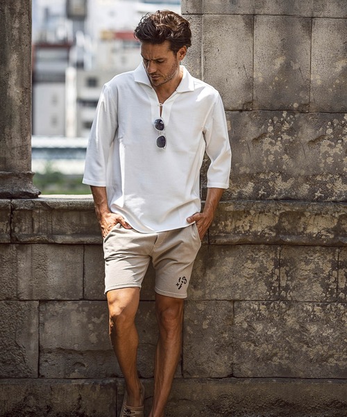 AKM Contemporary（エイケイエムコンテンポラリー）の「AKM Contemporary(エイケイエムコンテンポラリー)速乾 形態安定 カプリシャツ（シャツ/ブラウス・メンズ・ホワイト/サックスブルー/ネイビー・S/M/L/XL）」の4枚目の写真