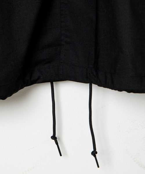 WEGO(ウィゴー)の「WEGO/フォトグラフィック5分袖コーチジャケット(ブルゾン・メンズ・ブラック/ホワイト・MEDIUM/LARGE)」の8枚目の写真