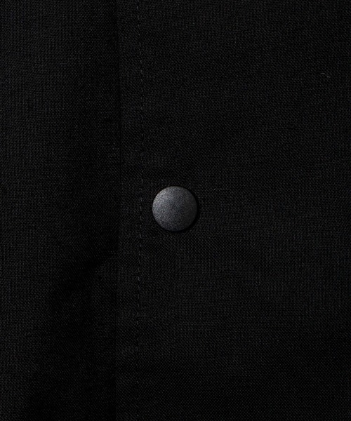 WEGO(ウィゴー)の「WEGO/フォトグラフィック5分袖コーチジャケット(ブルゾン・メンズ・ブラック/ホワイト・MEDIUM/LARGE)」の9枚目の写真