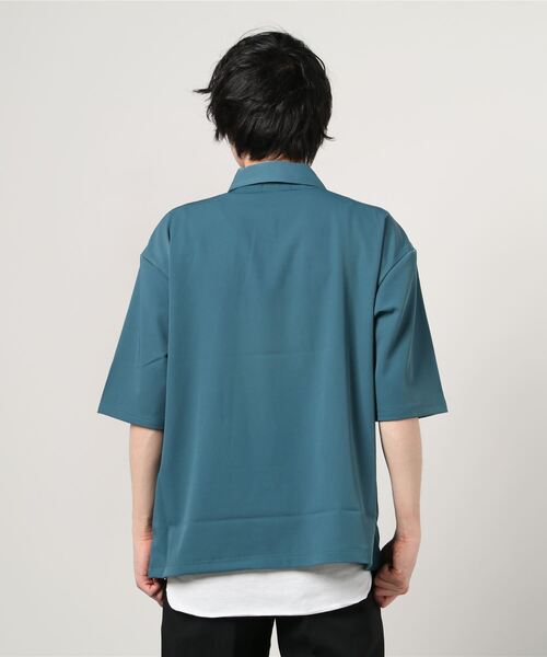 SITRY（シトリー）の「Half zip shirt ＆ Tank top /ハーフジップシャツ＆タンクトップ（シャツ/ブラウス・メンズ・ブラック/ベージュ/ブラック系その他/グレー系その他/ベージュ系その他/ワイン/ブルーグリーン・M/L/XL）」の22枚目の写真