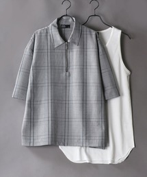 SITRY | Half zip shirt ＆ Tank top /ハーフジップシャツ＆タンクトップ(シャツ/ブラウス)