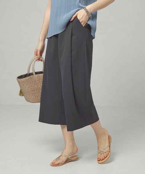 closet story（クローゼットストーリー）の「＜closet story＞□CSC タック クロップド パンツ -手洗い可能-（その他パンツ・レディース・ベージュ/ネイビー・FREE）」の13枚目の写真