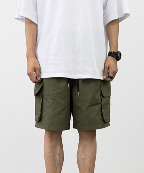 ACT（アクト）の「【ACT -fascination design-】カーゴハーフパンツ（その他パンツ・メンズ・ブラック/カーキ・M/L/XL）」の3枚目の写真