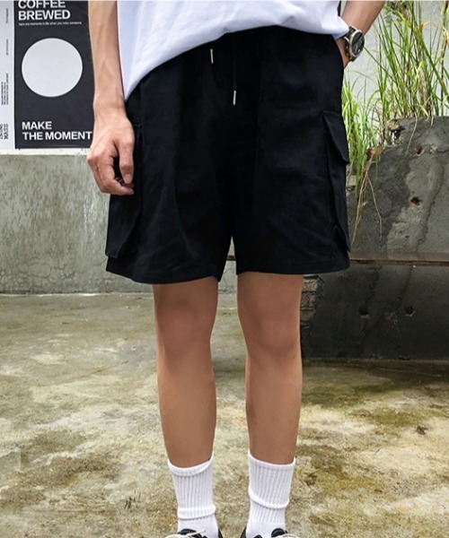 ACT（アクト）の「【ACT -fascination design-】カーゴハーフパンツ（その他パンツ・メンズ・ブラック/カーキ・M/L/XL）」の4枚目の写真