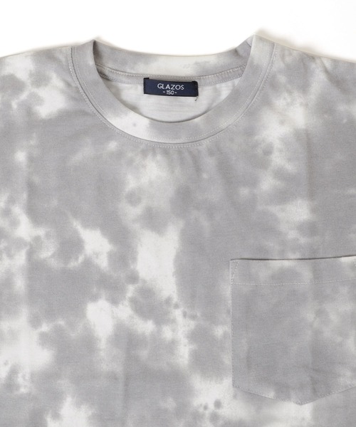 GLAZOS（グラソス）の「天竺・ドロップショルダータイダイバックプリント半袖Tシャツ（Tシャツ/カットソー・キッズ・ブラック/ブルー/グリーン・130cm/140cm/150cm/160cm/170cm）」の12枚目の写真