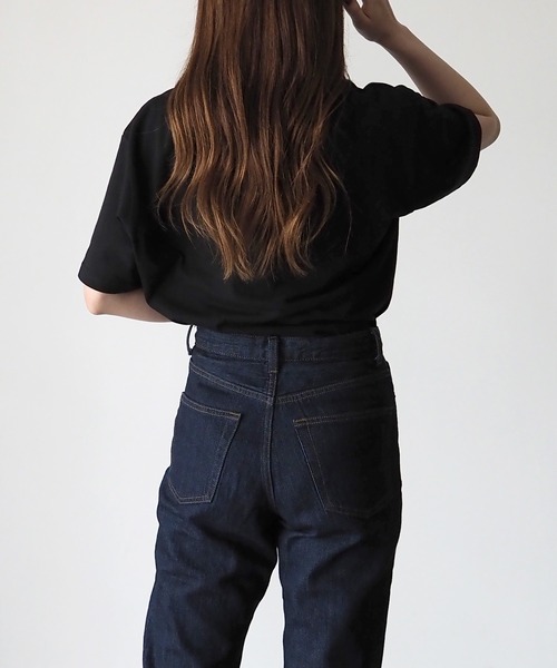 Riberry（リベリー）の「HARVESTロゴTシャツ（Tシャツ/カットソー・レディース・ブラック/オフホワイト/カーキ・FREE）」の4枚目の写真