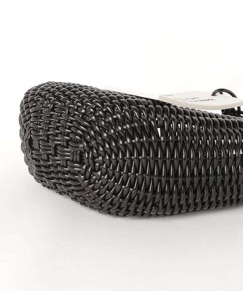 beautiful people（ビューティフルピープル）の「beautiful people “TUBE KNITTING” バスケットスモールバッグ/かごバッグ（ハンドバッグ・レディース・ブラック・FREE）」の3枚目の写真