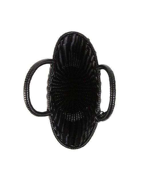 beautiful people（ビューティフルピープル）の「beautiful people “TUBE KNITTING” バスケットスモールバッグ/かごバッグ（ハンドバッグ・レディース・ブラック・FREE）」の7枚目の写真
