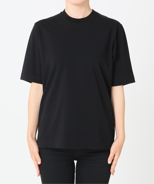 CINOH チノ COSMORAMA BASIC T-SHIRT ブラック36黒 CINOH/チノ】《STUDIOUS別注》CUT OUT T-SHIRT/カットアウトT