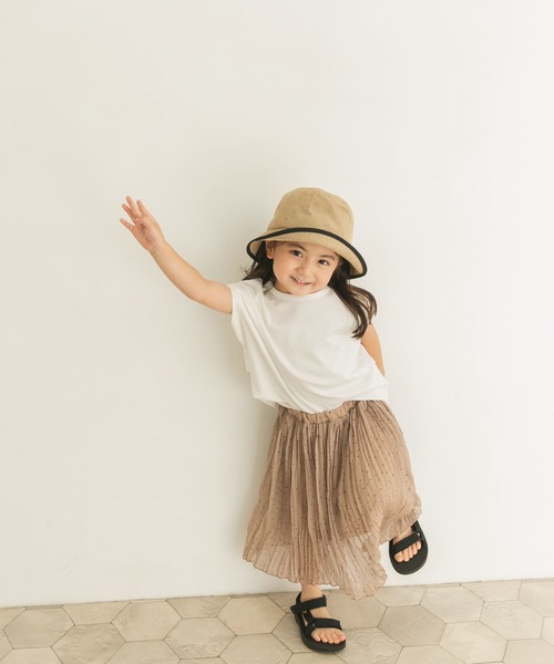 URBAN RESEARCH DOORS（アーバンリサーチドアーズ）の「ドットワッシャースカート(KIDS)（スカート・キッズ・ベージュ/ブルー・120/105/150/135）」の13枚目の写真