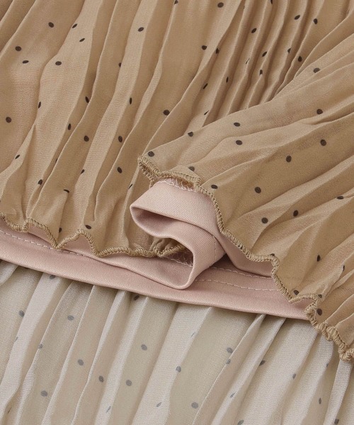 URBAN RESEARCH DOORS（アーバンリサーチドアーズ）の「ドットワッシャースカート(KIDS)（スカート・キッズ・ベージュ/ブルー・120/105/150/135）」の19枚目の写真