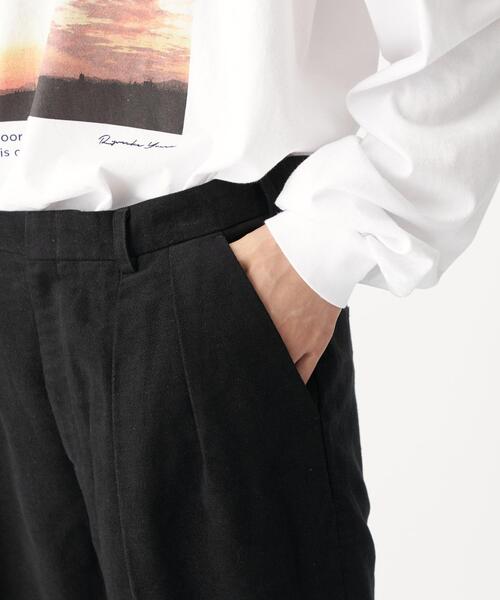 CITEN（シテン）の「＜CITEN（シテン）＞モールスキン 2プリーツ トラウザーズ パンツ（その他パンツ・メンズ・ブラック/ベージュ・M/L）」の14枚目の写真