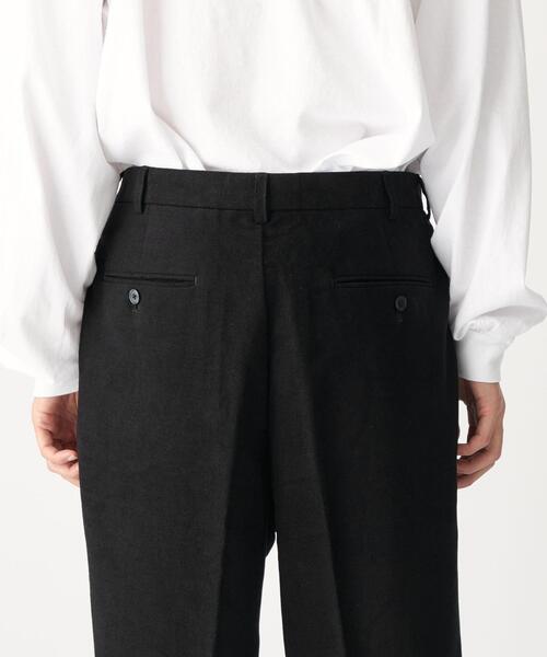 CITEN（シテン）の「＜CITEN（シテン）＞モールスキン 2プリーツ トラウザーズ パンツ（その他パンツ・メンズ・ブラック/ベージュ・M/L）」の20枚目の写真