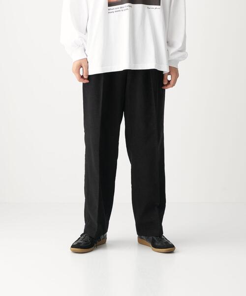 CITEN（シテン）の「＜CITEN（シテン）＞モールスキン 2プリーツ トラウザーズ パンツ（その他パンツ・メンズ・ブラック/ベージュ・M/L）」の12枚目の写真