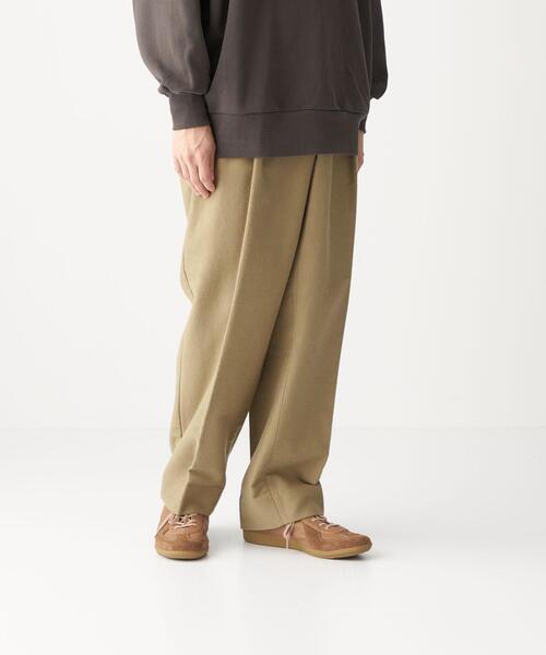 CITEN（シテン）の「＜CITEN（シテン）＞モールスキン 2プリーツ トラウザーズ パンツ（その他パンツ・メンズ・ブラック/ベージュ・M/L）」の7枚目の写真