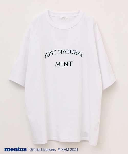 JUNRED（ジュンレッド）の「メントスフロントプリントTEE（Tシャツ/カットソー・メンズ・オフホワイト/ブラック/ラベンダー・M/L）」の18枚目の写真