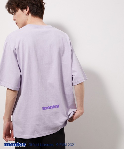 JUNRED（ジュンレッド）の「メントスフロントプリントTEE（Tシャツ/カットソー・メンズ・オフホワイト/ブラック/ラベンダー・M/L）」の8枚目の写真
