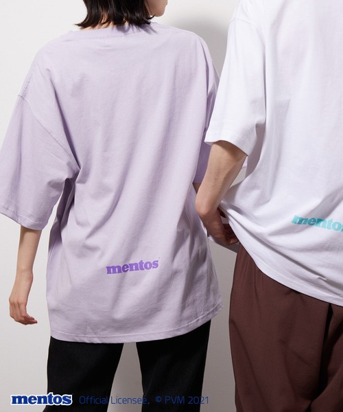 JUNRED（ジュンレッド）の「メントスフロントプリントTEE（Tシャツ/カットソー・メンズ・オフホワイト/ブラック/ラベンダー・M/L）」の10枚目の写真