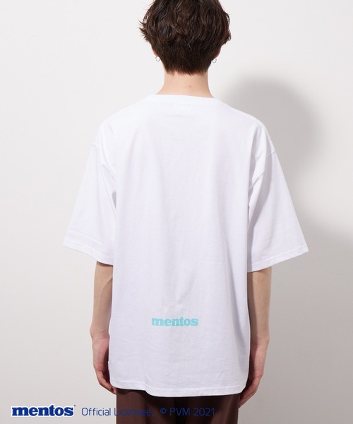 JUNRED（ジュンレッド）の「メントスフロントプリントTEE（Tシャツ/カットソー・メンズ・オフホワイト/ブラック/ラベンダー・M/L）」の15枚目の写真