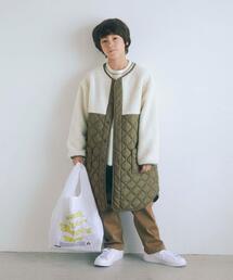 green label relaxing | TJ ボア×キルト コート 140-150cm -ウォッシャブル-(その他アウター)
