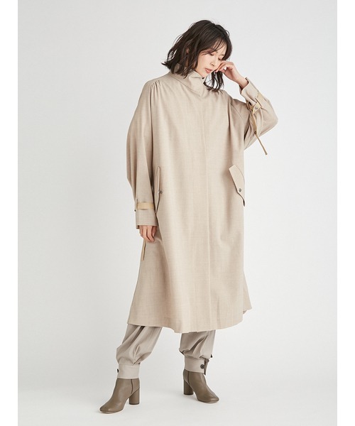 FRAY I.D（フレイアイディー）の「スタンドカラーオーバーコート