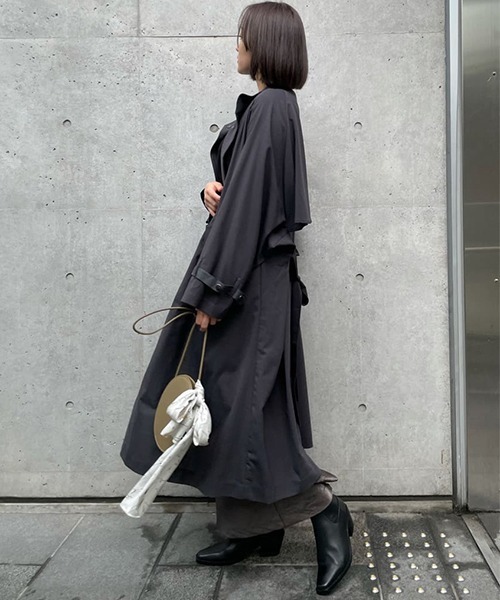 FRAY I.D（フレイアイディー）の「スタンドカラーオーバーコート