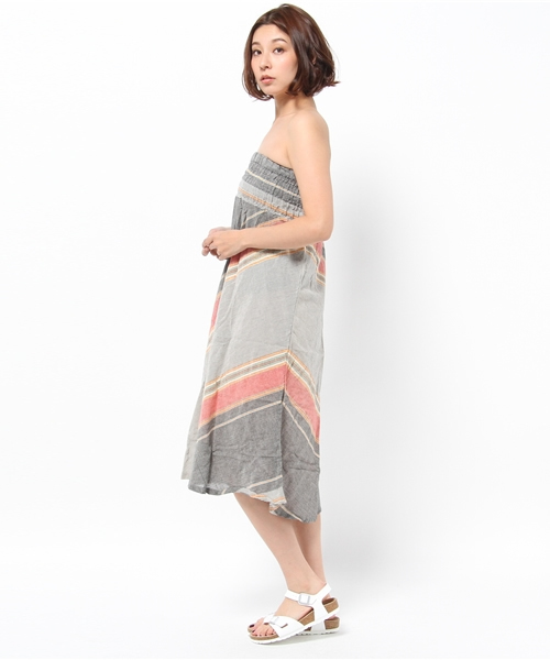 チャイハネ（チャイハネ）の「【チャイハネ】ジャリサリスカート/ワンピース 2WAY（スカート・レディース・グレー/ブラック/カーキ/イエロー/ブルー/レッド・FREE）」の11枚目の写真