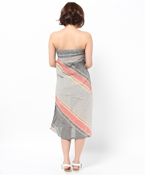 チャイハネ（チャイハネ）の「【チャイハネ】ジャリサリスカート/ワンピース 2WAY（スカート・レディース・グレー/ブラック/カーキ/イエロー/ブルー/レッド・FREE）」の12枚目の写真