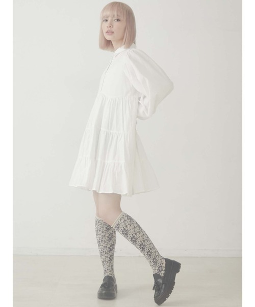 merry jenny（メリージェニー）の「スカラップラバーソールローファー（ローファー・レディース・ブラック/アイボリー・MEDIUM/LARGE）」の19枚目の写真