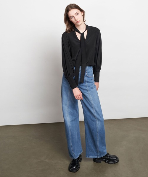 CHARLES & KEITH(チャールズ & キース)の「チャンキー ブローグ / Chunky Brogues(ドレスシューズ・レディース・ブラック/オフホワイト・22.5cm/23cm/23.5cm/24.5cm/25cm/25.5cm)」の14枚目の写真