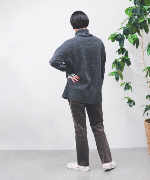 JOURNAL STANDARD - ジャーナルスタンダード　カシミヤウール タートルネック プルオーバー L】ウールカシミヤ バスケット柄タートルネックプルオーバー