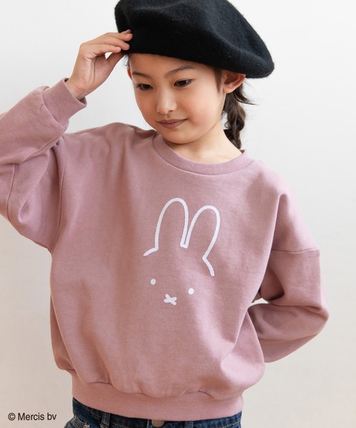 JAM & LINK(ジャムアンドリンク)の「miffy/ ミッフィー バリエーショントレーナー(スウェット・キッズ・ベージュ/ベージュ系その他2/ピンク/ブラック系その他/ピンク系その他/ライトベージュ/ブラック/ベージュ系その他・110cm/130cm/140cm/80cm/90cm/120cm/100cm)」の7枚目の写真