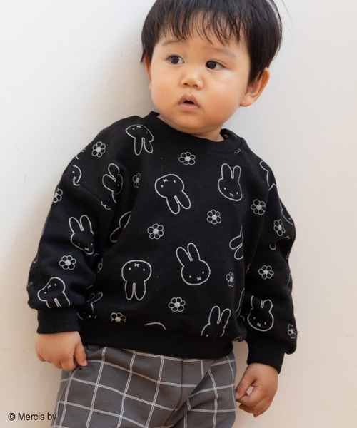 JAM & LINK(ジャムアンドリンク)の「miffy/ ミッフィー バリエーショントレーナー(スウェット・キッズ・ベージュ/ベージュ系その他2/ピンク/ブラック系その他/ピンク系その他/ライトベージュ/ブラック/ベージュ系その他・110cm/130cm/140cm/80cm/90cm/120cm/100cm)」の19枚目の写真