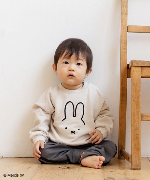 JAM & LINK(ジャムアンドリンク)の「miffy/ ミッフィー バリエーショントレーナー(スウェット・キッズ・ベージュ/ベージュ系その他2/ピンク/ブラック系その他/ピンク系その他/ライトベージュ/ブラック/ベージュ系その他・110cm/130cm/140cm/80cm/90cm/120cm/100cm)」の18枚目の写真