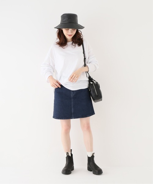 Lee（リー）の「【Lee /リー】ミニスカート（デニムスカート・レディース・ブラック/ネイビー・SMALL/MEDIUM）」の3枚目の写真