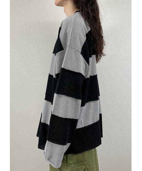 XU（エックスユー）の「【XU/エックスユー】border knit/ニット