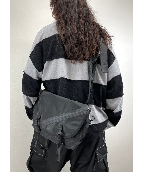 xu 白黒ボーダー XU（エックスユー）の「【XU/エックスユー】border knit/ニット