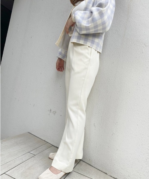 one after another NICE CLAUP(ワンアフターアナザーナイスクラップ)の「【ZOZO限定/大好評リバイバルアイテム】極限スラックス(スラックス・レディース・グリーン/アイボリー/サックスブルー/ブラック・SMALL/MEDIUM)」の12枚目の写真