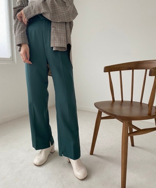 one after another NICE CLAUP(ワンアフターアナザーナイスクラップ)の「【ZOZO限定/大好評リバイバルアイテム】極限スラックス(スラックス・レディース・グリーン/アイボリー/サックスブルー/ブラック・SMALL/MEDIUM)」の17枚目の写真