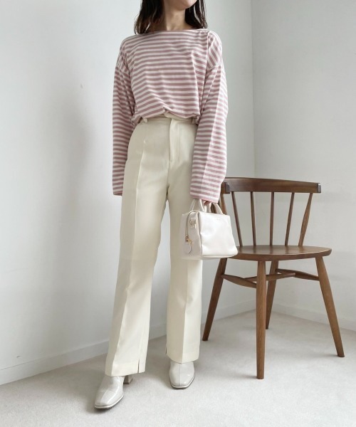 one after another NICE CLAUP(ワンアフターアナザーナイスクラップ)の「【ZOZO限定/大好評リバイバルアイテム】極限スラックス(スラックス・レディース・グリーン/アイボリー/サックスブルー/ブラック・SMALL/MEDIUM)」の10枚目の写真