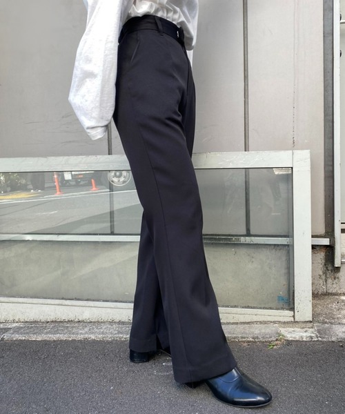 one after another NICE CLAUP(ワンアフターアナザーナイスクラップ)の「【ZOZO限定/大好評リバイバルアイテム】極限スラックス(スラックス・レディース・グリーン/アイボリー/サックスブルー/ブラック・SMALL/MEDIUM)」の19枚目の写真