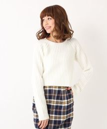 Heather | ショートリブニット  557376(ニット/セーター)